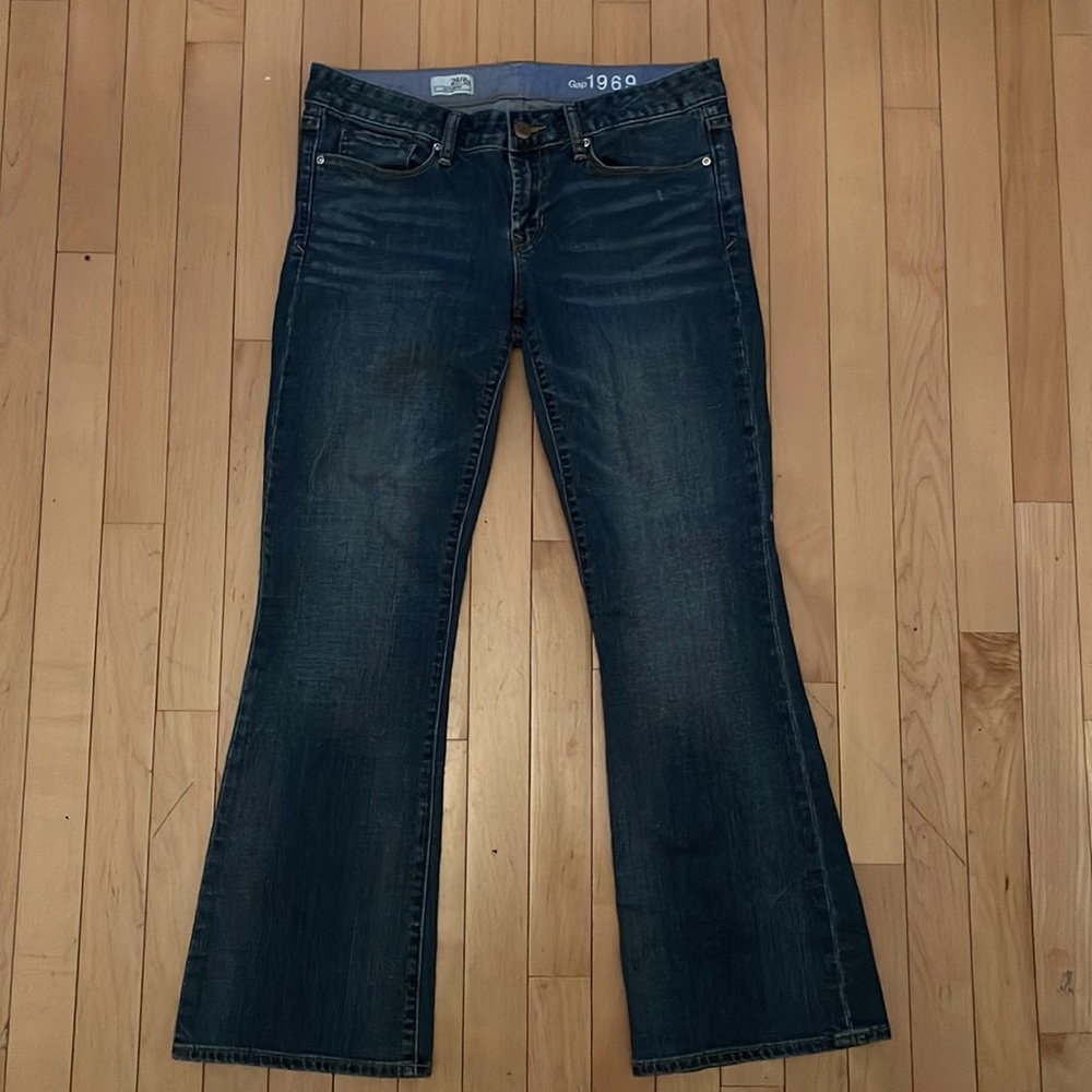 GAP 1969 Sexy boot , 29/8a Womens jeans blue denim.